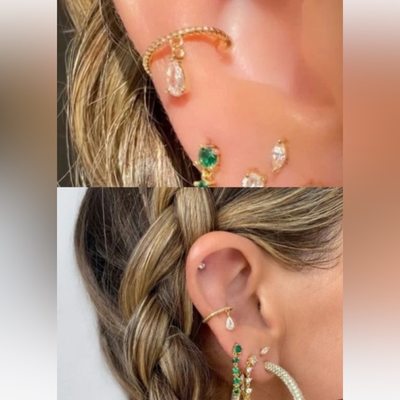 Melinda Maria Jupiter Ear Cuff Gold - Picture 6 of 7